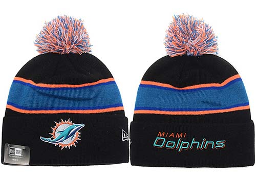 NFL Miami Dolphins Logo Stitched Knit Beanies 018